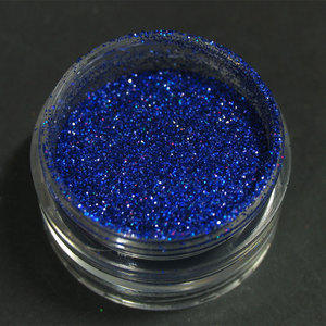 Polvere di glitter blu DE