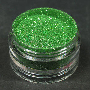 Polvere di glitter verde DE