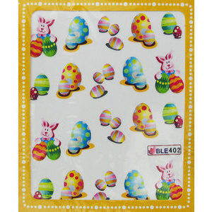 Sticker adesivi uova di Pasqua cod. BLE402