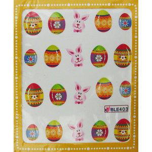 Sticker adesivi uova di Pasqua cod. BLE403