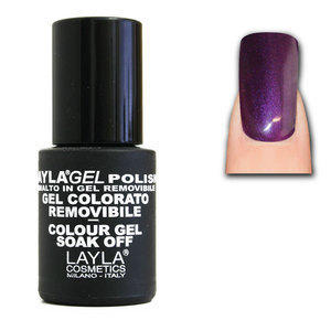 LaylaGel Polish Gel Colorato nr 39 Purple Passion 10 ml