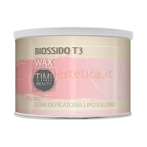 Cera epilazione liposolubile Biossido T3 Wax vaso 400 ml