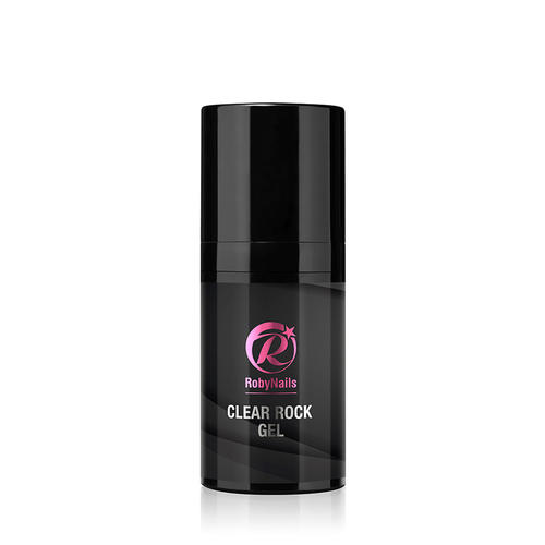 Gel per Unghie Clear Rock 30 ml Roby Nails conf. Nera