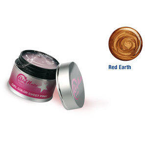 Gel Color Metallic Red Earth 8 ml Roby Nails