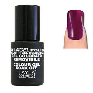 LaylaGel Polish Gel Colorato nr 131 Violet Divine 10 ml