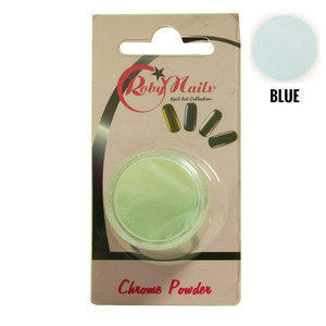 Polvere Chrome Powder Blue 98104 Roby Nails