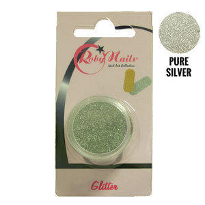 Polvere di Glitter Pure Silver