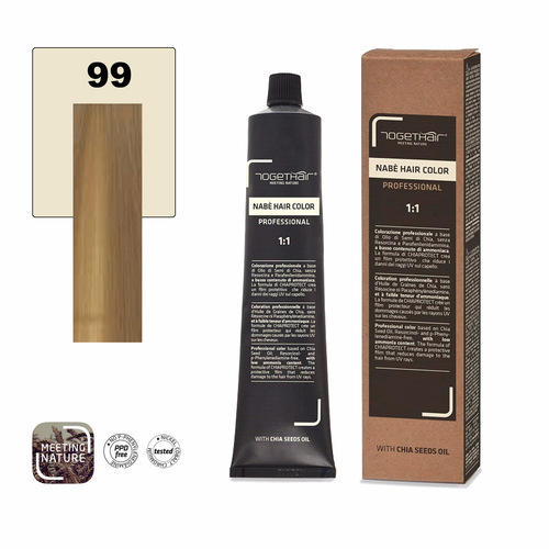Nabe’ Hair Color nr. 99 Biondo Chiarissimo Intenso Togethair 100 ml