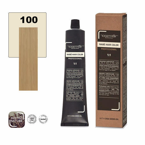 Nabe’ Hair Color nr. 100 Biondo Extra Chiaro Naturale Togethair 100 ml