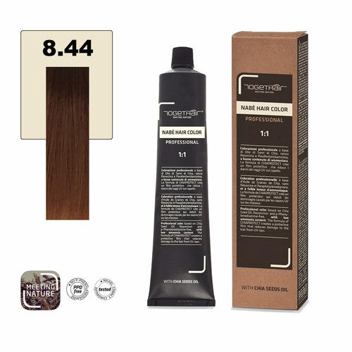 Nabe’ Hair Color nr. 8.44 Biondo Chiaro Rame Intenso Togethair 100 ml