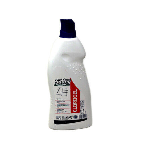 Detergente a base di Cloro Attivo Clorogel Sutter 1000 ml.