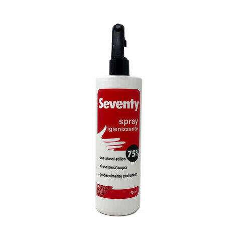 Spray Igienizzante Spazzole Forbici Pettini 75% Seventy 500 ml tmt