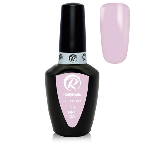 Gel Polish 220 Lily Pink Roby Nails 8 ml