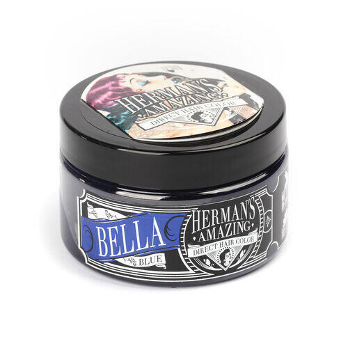 Colore per Capelli Semipermanente HERMAN S Bella Blue 115 ml