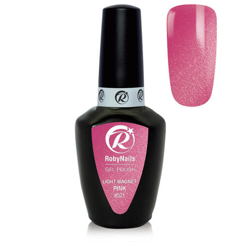 Smalto Semipermanente Gel Polish 9D Light Magnet Pink 8 ml Roby Nails
