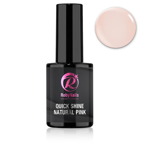 Quck Shine Natural Pink 14 ml Roby Nails