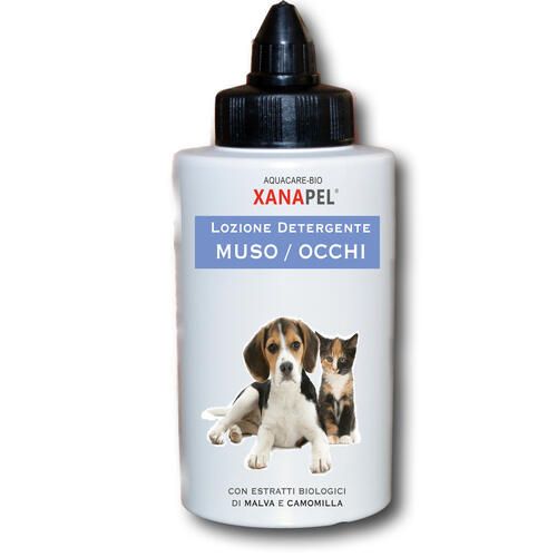 Lozione Detergente Muso Occhi per Cani Xanapel 150 ml