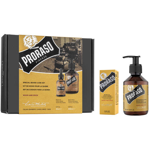 Duo Pack Wood e Spice Shampoo+Olio Barba Proraso 400745