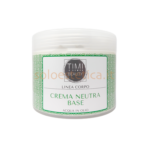 Crema Neutra Base A/O per il massaggio del Corpo AS vaso 500 ml.