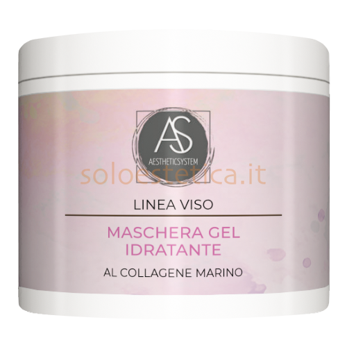 Maschera Gel Idratante al Collagene Marino AS vaso 500 ml.