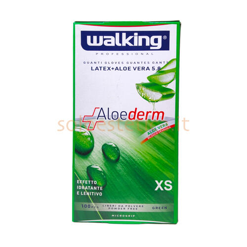 Guanti Lattice Aloederm Walking XSmall 100 PZ