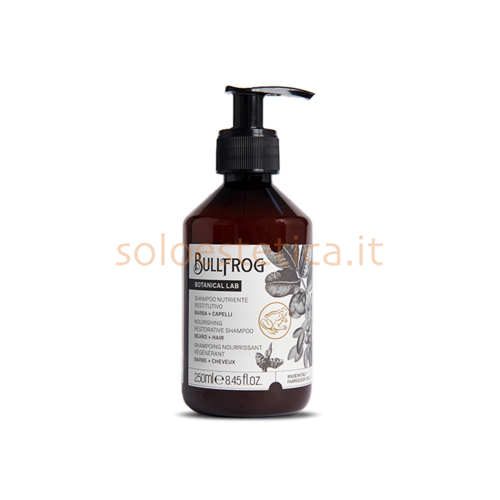 Shampoo Nutriente Restitutivo Botanical Lab Bullfrog 250 ml