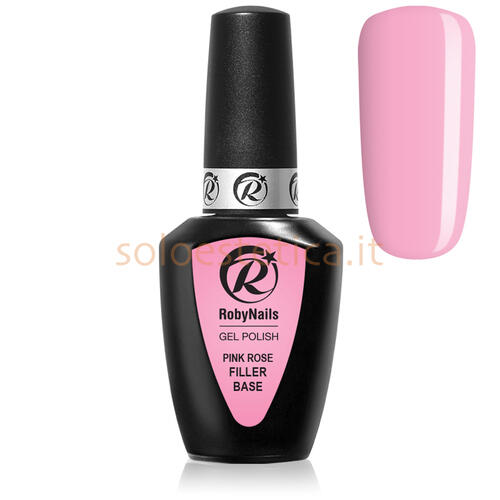 Gel Polish Filler Base Pink Rose Roby Nails 8 ml