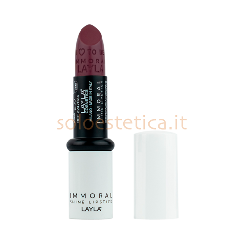 Rossetto Immoral Shine Lipstick n 10 New Me Layla