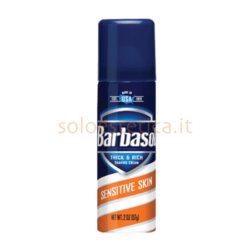 Schiuma da Barba Barbasol Sensitive Skin 57g.