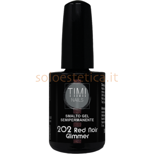 TN Smalto Gel Semipermanente nr. 202 Red Noir Glimmer 14 ml.