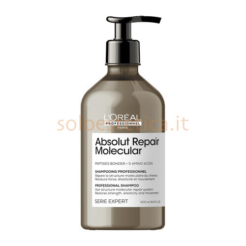 Shampoo Absolute Repair Molecular Serie Expert 500 ml L Orèal