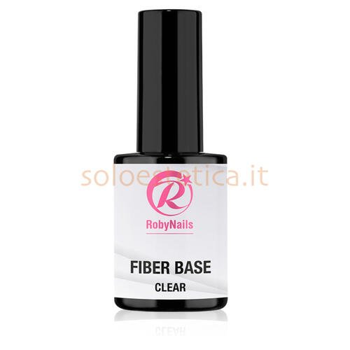 Gel per Unghie Fiber Base Clear 14 ml Roby Nails